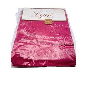 Lyric Hemstitch Berry Cotton Enhanced 60" x 104" Oblong Tablecloth